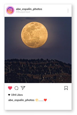 Full moon over Sandia Mountains 
